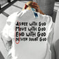 Simple Casual Men's Letter Short Sleeve T-shirt