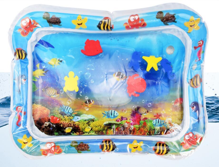 Baby Inflatable Water Mat, Infants Summer Beach Water Mat Patted Pad