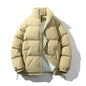 Men's Stand Collar Loose And Warm Down Coat