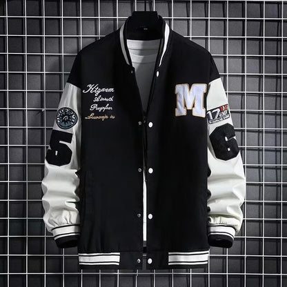 Junior High School Student Baseball Jacket Loose Style