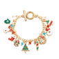Personalized Christmas Bracelet Christmas Tree Santa Claus Pendant