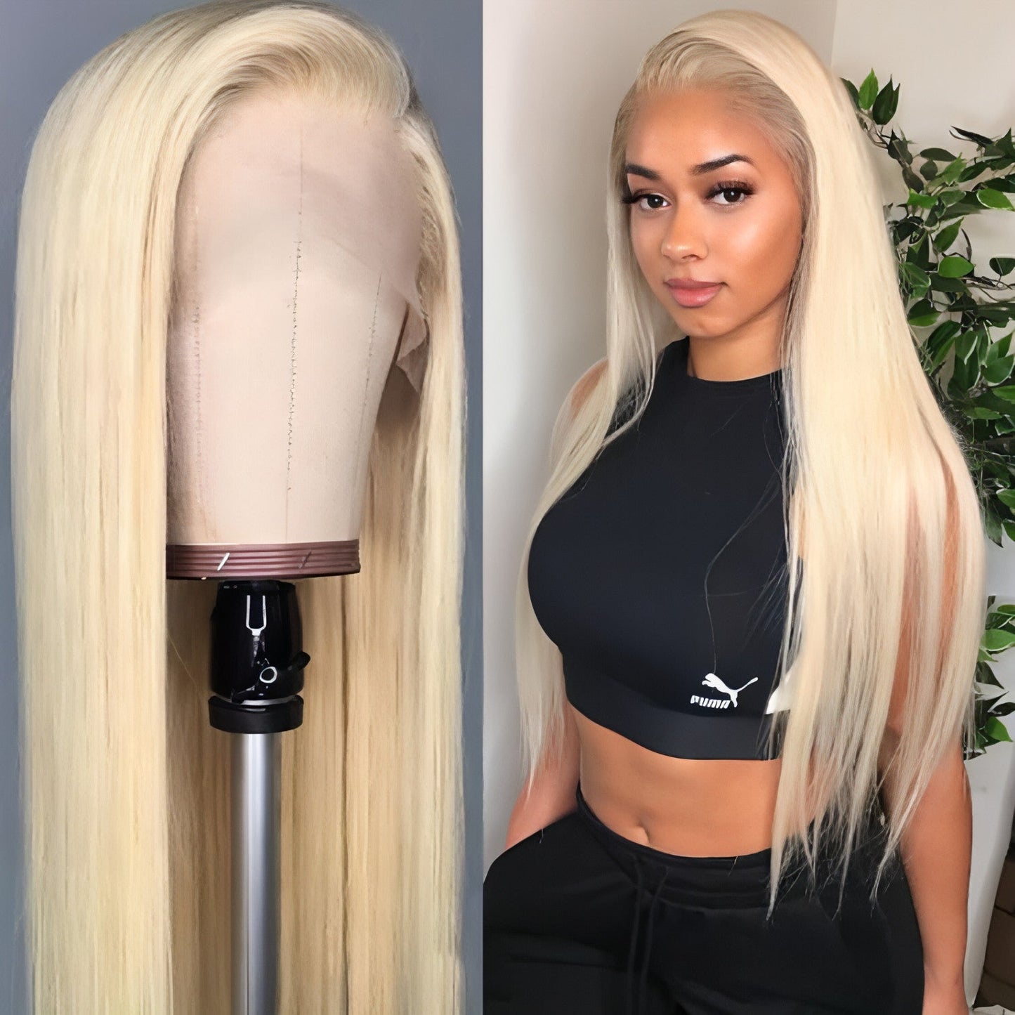 -VelvetGlow Headband Wig Blonde