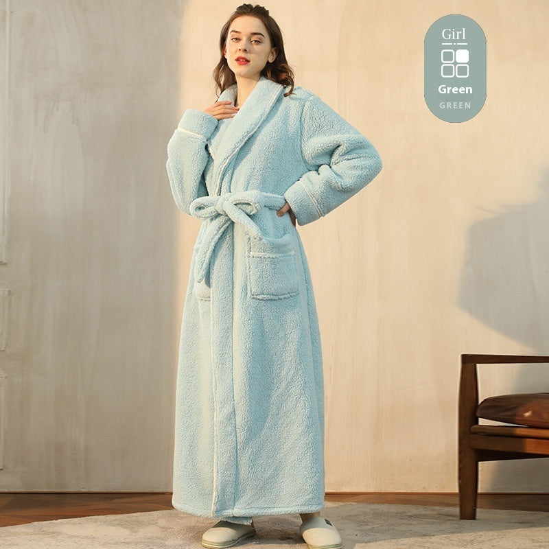 Thickened Cotton Velvet Robe