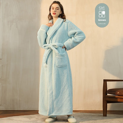 Thickened Cotton Velvet Robe