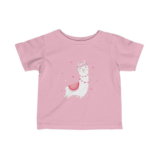 Happy Baby Llama Infant Girls Tee