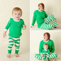 Family striped christmas pajamas