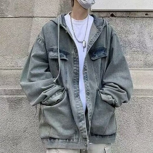Autumn High-grade Handsome Denim Coat