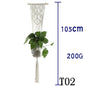 Flower Pot Net Bag Beige Cotton Rope Indoor Plant Hanger Hanging