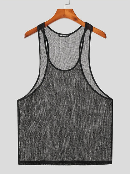 Solid Color Bottoming Shirt Outer Wear Casual Knitted I-shaped Vest