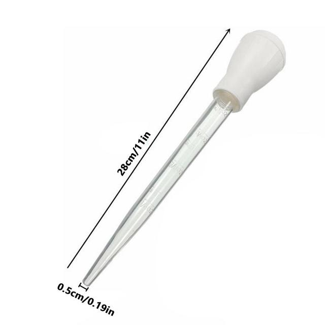 2 PCS Meat & Poultry Baster Heat Resistant BPA Free Turkey Syringe