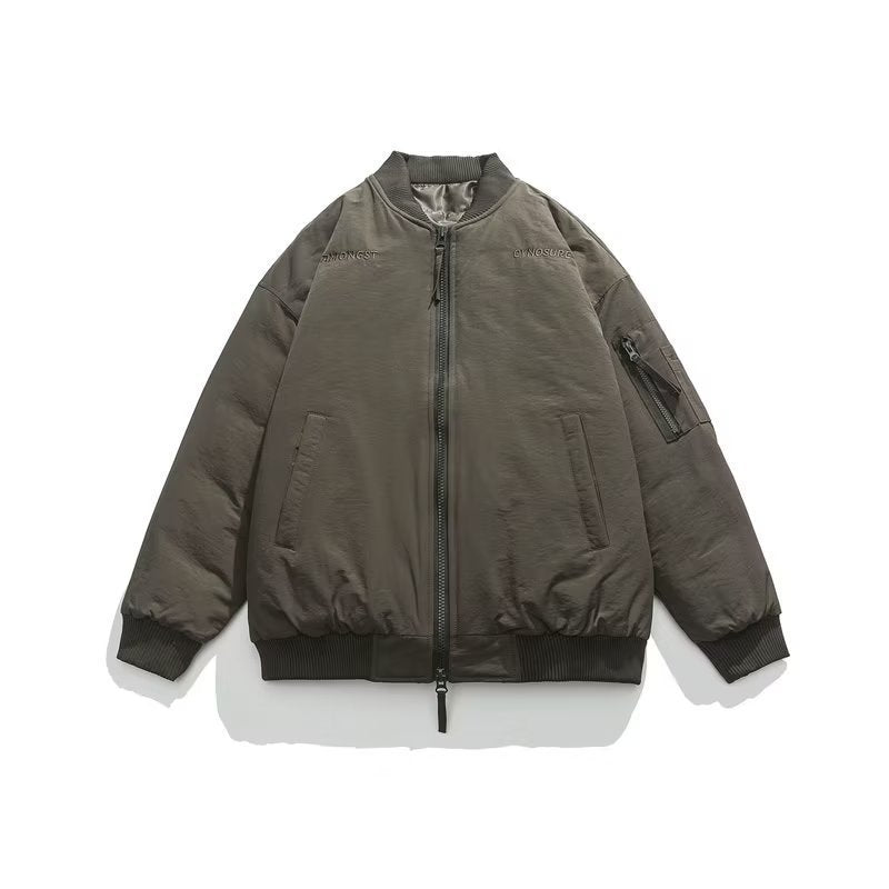 Winter Embroidery Letters Jacket