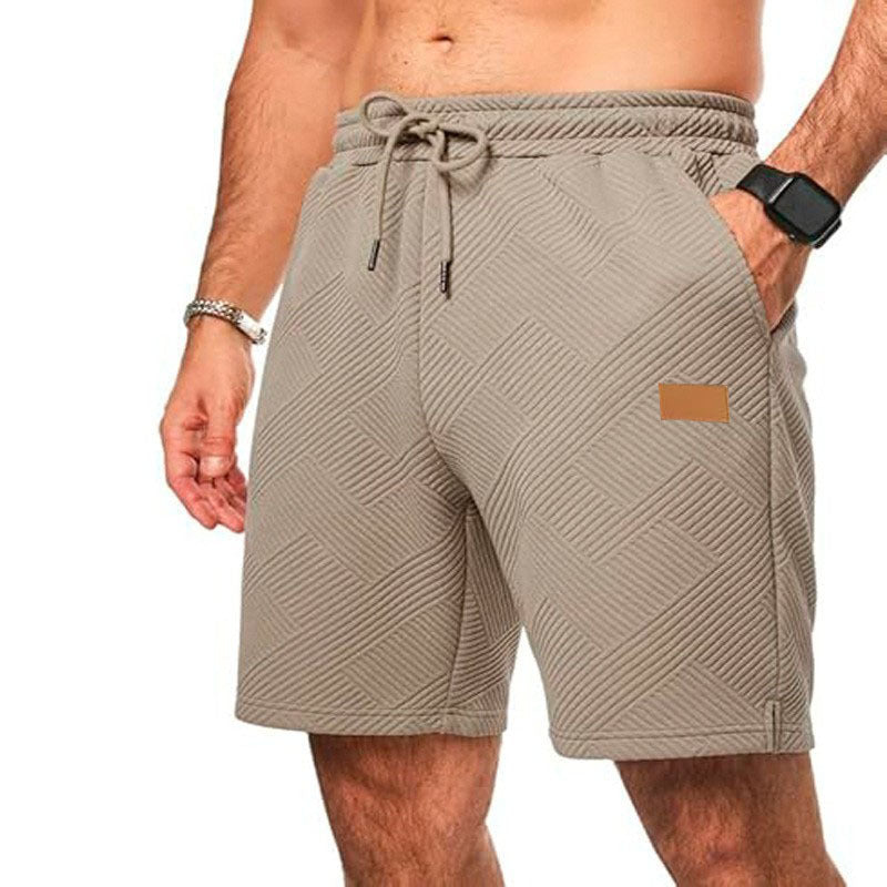 Casual Elastic Waist Drawstring Shorts