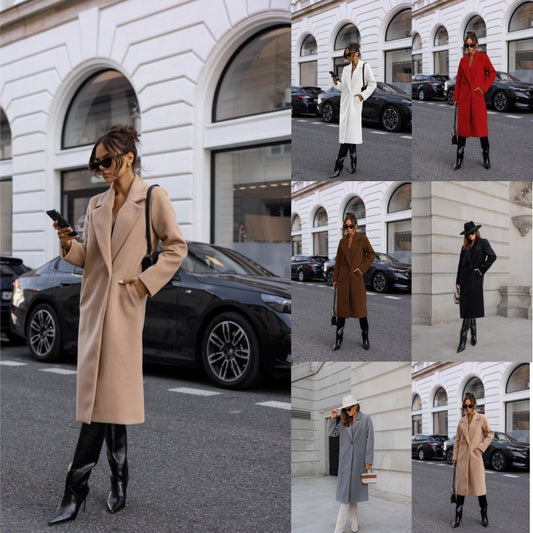 Mid-length Woolen Coat