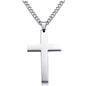 Classic Cross Necklace Men's Pendant Fashion Stainless Steel Jewelry