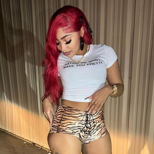Women's Sexy Tiger Stripe Pattern Shorts