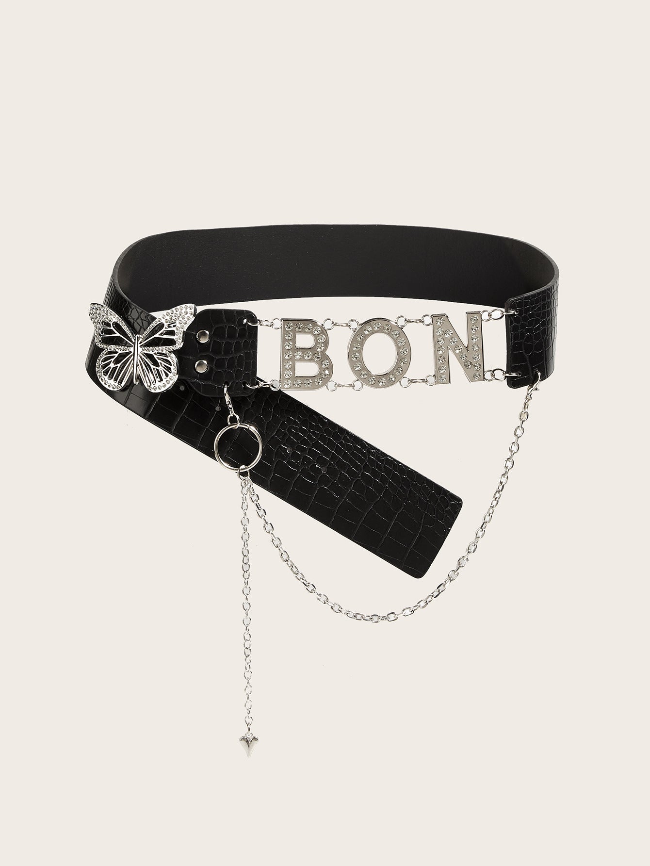 Retro Butterfly Buckle Belt