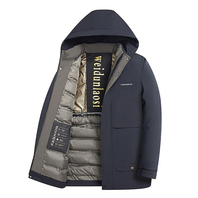 Winter Men's Velvet Thickening Padded Jacket