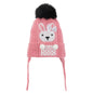 Infant & Toddler Knitted Winter Beanie with Furry Lined Earflaps For