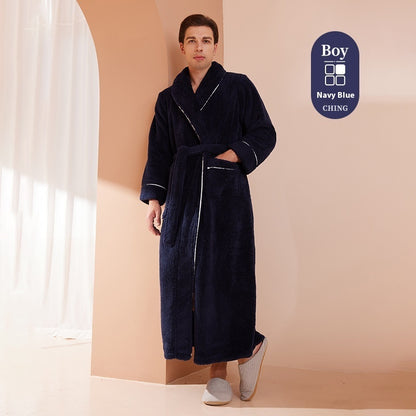 Thickened Cotton Velvet Robe