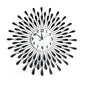 Large Modern 3D Crystal Wall Clock Luxury Art Metal Round Home Decor