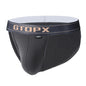 Single Layer High Fork Thin U Convex Men's Briefs Sexy Low Waist