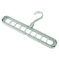 9-hole Clothes Hanger Organizer Space Saving Hanger Multi-function