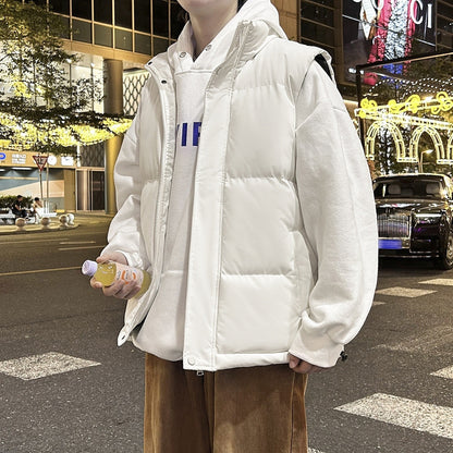 Collar Vest Winter plus Size Padded Jacket
