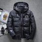 Men's Slim Thickened Short Waterproof Camouflage Down Jacket