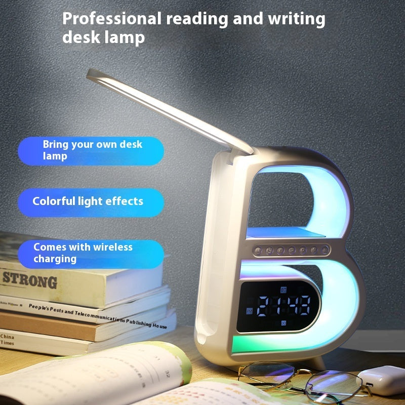 2024 New B-Shaped Blutooth Speaker Multifunctional Smart Music Rhythm