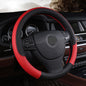 Leather Car Steering Wheel Cover