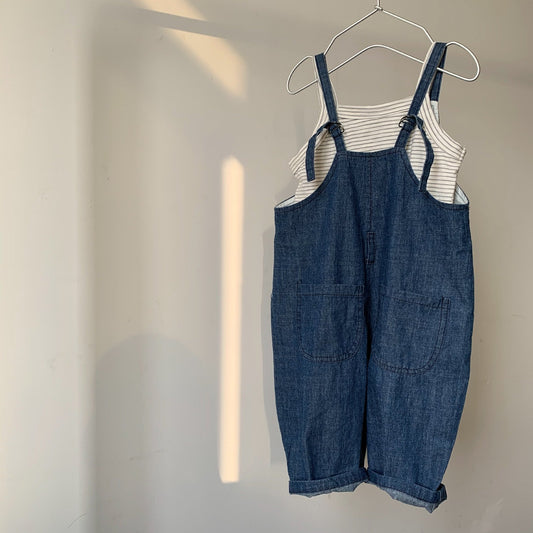 Lightweight denim overalls