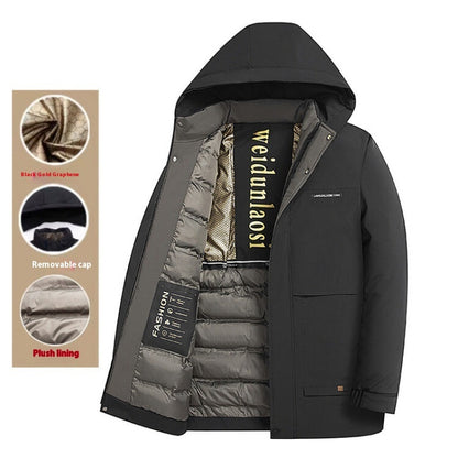 Winter Men's Velvet Thickening Padded Jacket