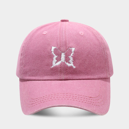 Butterfly Embroidered Sun Hat