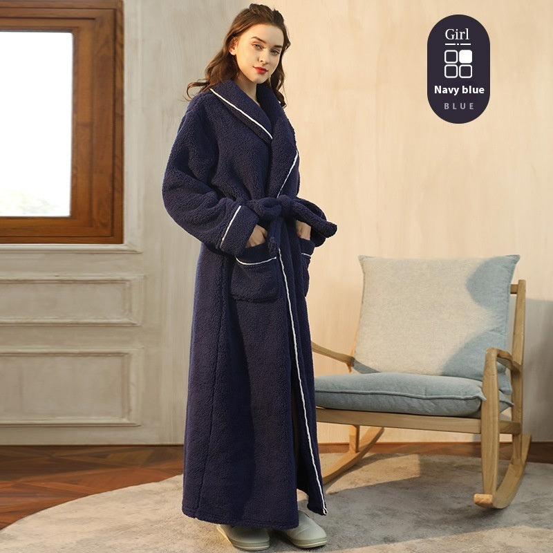 Thickened Cotton Velvet Robe