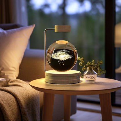 Crystal Ball Cosmic Indoor Night Light USB Power  Bedside Light