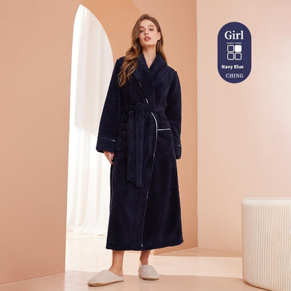 Thickened Cotton Velvet Robe