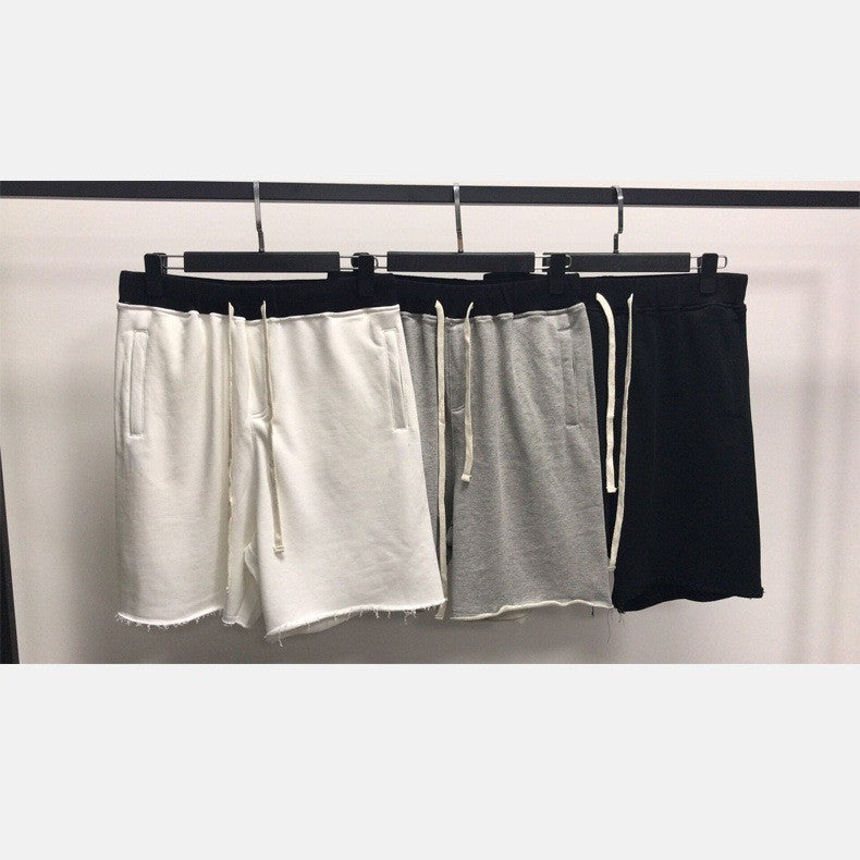 High Street Style Plain Loose Edge Shorts