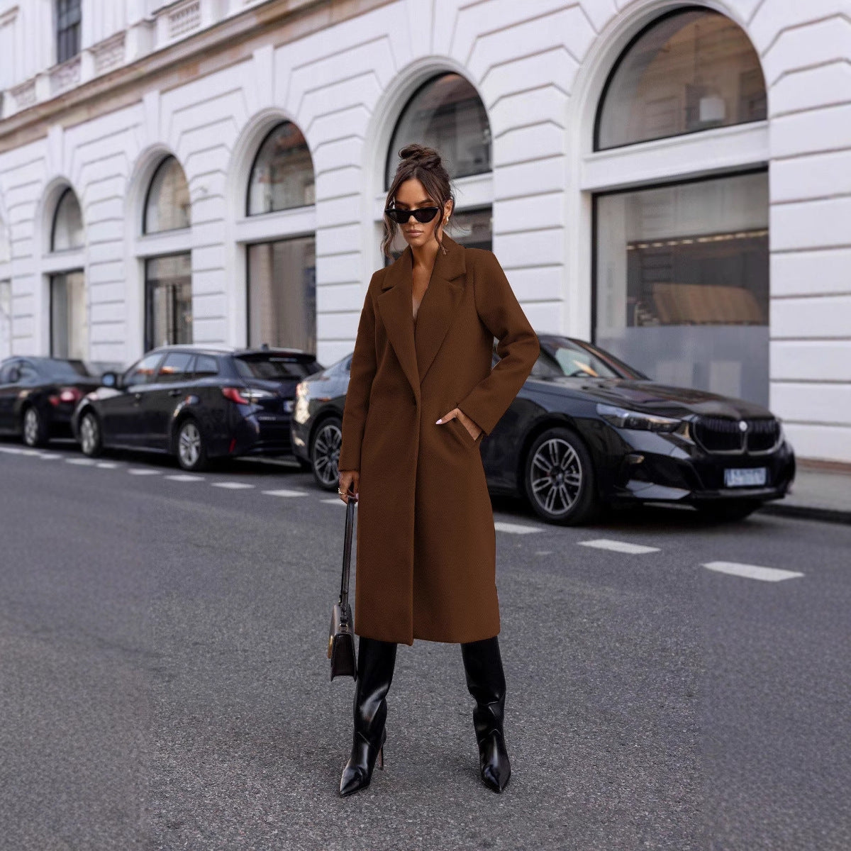 Mid-length Woolen Coat