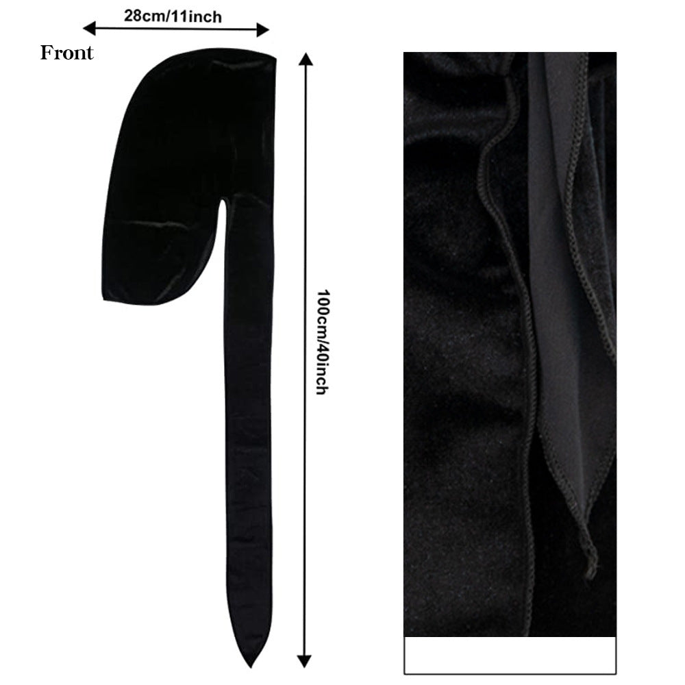 Velvet Long Tail Durag