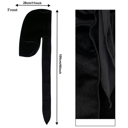 Velvet Long Tail Durag