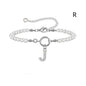 2024 New Fashion Toggle Clasp Initial Bracelet Women A-Z Letter