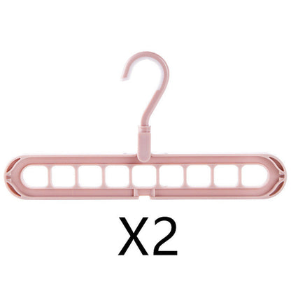 9-hole Clothes Hanger Organizer Space Saving Hanger Multi-function