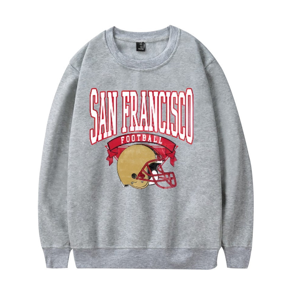 Brushed Hoody Round Neck Men's Sports And Leisure