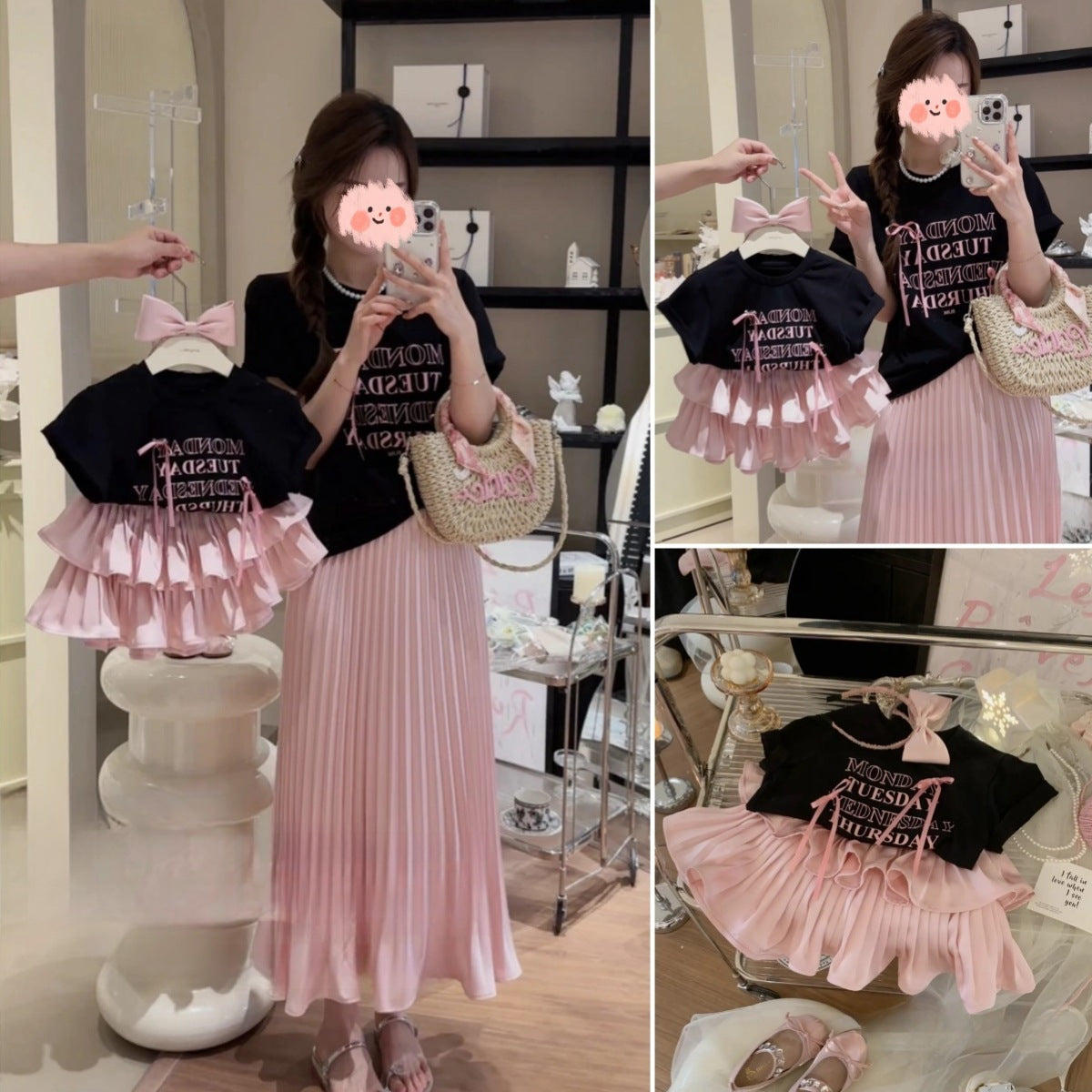 Pleated Skirt Two-piece Outfit Matching