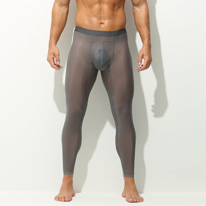 Men's Leggings One-piece Tight Ultra-thin Stretch