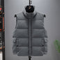 Vest Thickened Warm Down Vest Shopping Mall Couple Stand Collar