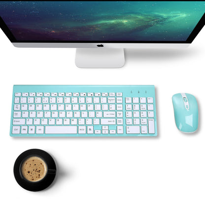 fashion wireless keyboard mouse set