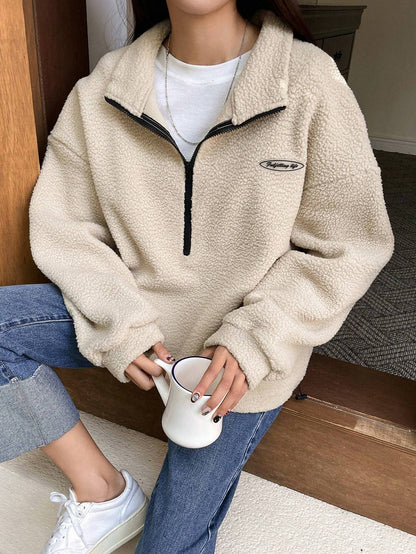 Half Zip Fleece Sweatshirt