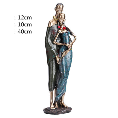 Couple figure decorations