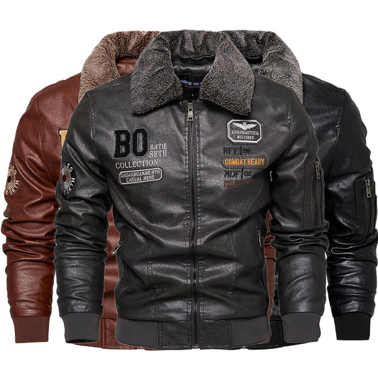 Slim Fit Leather Jacket